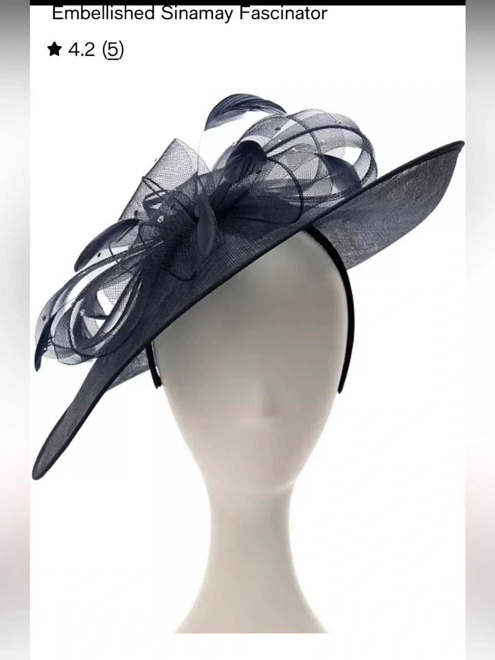 August Hats sophisticated navy